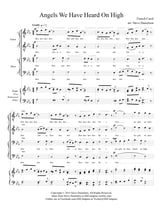 Angels We Have Heard on High (TTBB) TTBB choral sheet music cover
